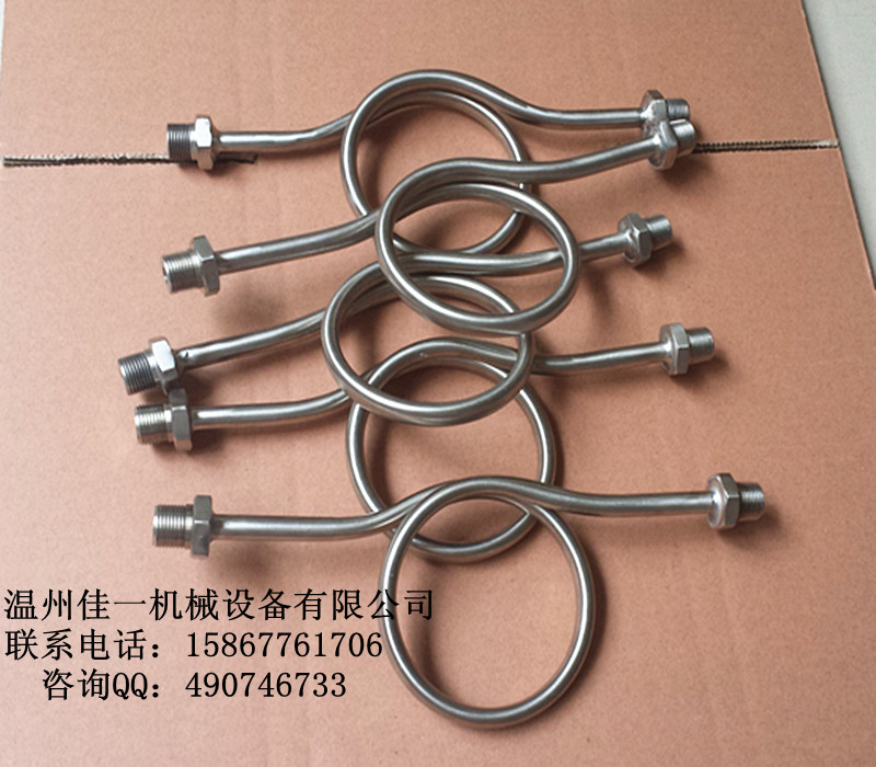 温州产不锈钢压力表缓冲管g3/8-10*1（双外丝接口）