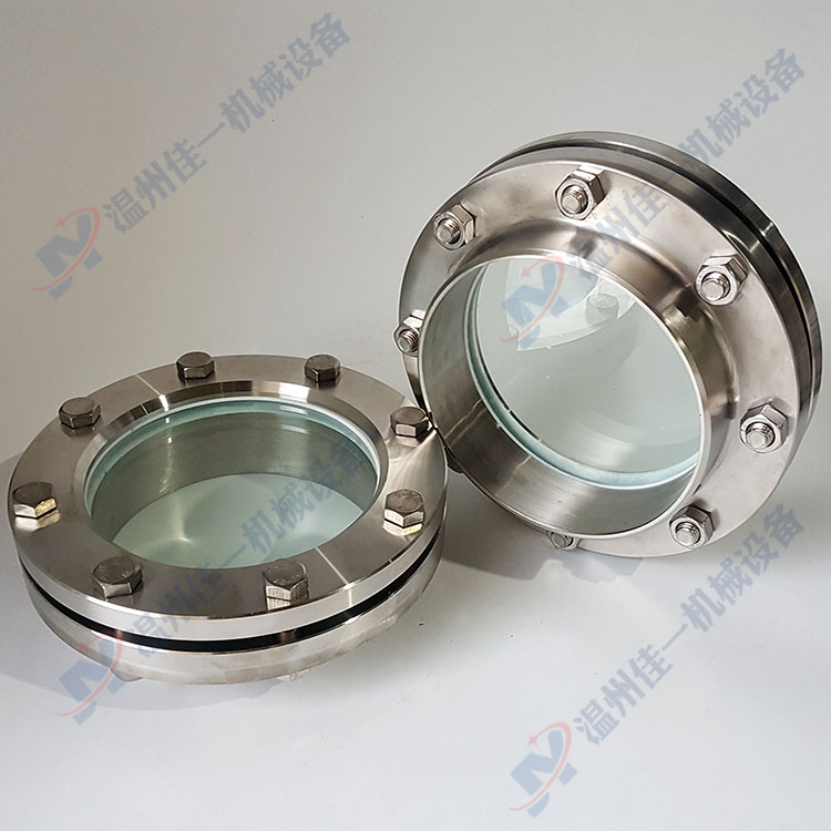 不锈钢带颈法兰视镜 带接管法兰视镜 焊接式法兰对夹视镜